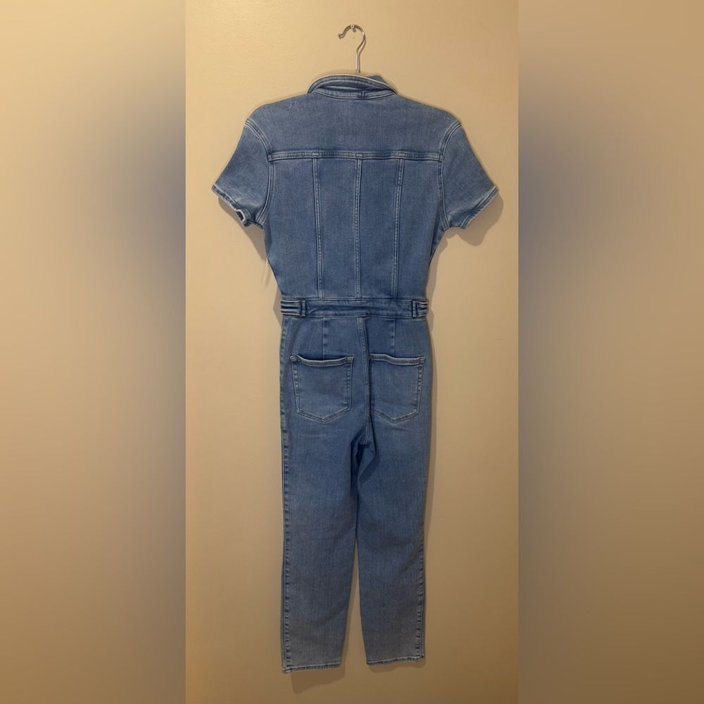 NWT Good American Fit for Success Jumpsuit | Size 1 | Blue274 - Picture 4 of 8